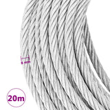 NNEVL Wire Rope Cable 800 kg 20 m
