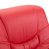 NNEVL Massage Recliner Chair Red Faux Leather