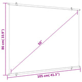 NNEVL Projection Screen 127 cm 4:3