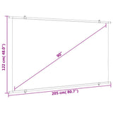 NNEVL Projection Screen 90" 16:9