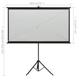 NNEVL Projection Screen with Tripod 90" 4:3