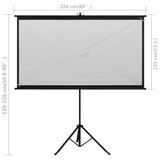 NNEVL Projection Screen with Tripod 100" 16:9