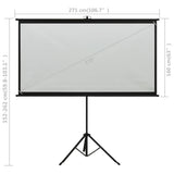 NNEVL Projection Screen with Tripod 120" 16:9