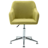 NNEVL Swivel Dining Chair Green Fabric