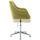 NNEVL Swivel Dining Chair Green Fabric