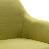 NNEVL Swivel Dining Chair Green Fabric