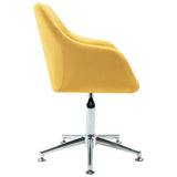 NNEVL Swivel Dining Chair Yellow Fabric