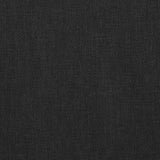 NNEVL Swivel Dining Chairs 2 pcs Black Fabric