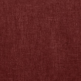 NNEVL Dining Chairs 2 pcs Wine Red Fabric