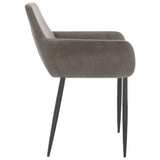 NNEVL Dining Chairs 2 pcs Light Grey Velvet
