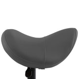 NNEVL Work Stool Grey Faux Leather