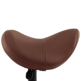 NNEVL Work Stool Brown Faux Leather