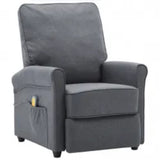 NNEVL Massage Recliner Dark Grey Fabric (AU only)