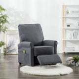 NNEVL Massage Recliner Dark Grey Fabric (AU only)