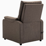 NNEVL Massage Recliner Brown Fabric