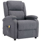 NNEVL Massage Recliner Dark Grey Fabric (AU only)