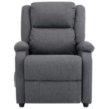 NNEVL Massage Recliner Dark Grey Fabric (AU only)
