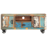 NNEVL TV Cabinet 120x30x50 cm Solid Reclaimed Wood