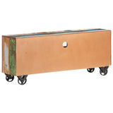 NNEVL TV Cabinet 120x30x50 cm Solid Reclaimed Wood