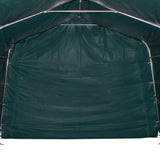 NNEVL Removable Livestock Tent PVC 550 g/m² 3.3x3.2 m Dark Green