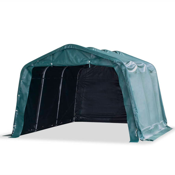 NNEVL Removable Livestock Tent PVC 550 g/m² 3.3x4.8 m Dark Green