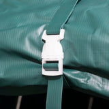 NNEVL Removable Livestock Tent PVC 550 g/m² 3.3x4.8 m Dark Green