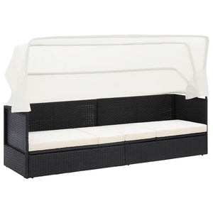 NNEVL Garden Storage Box Brown 120x50x60 cm Poly Rattan