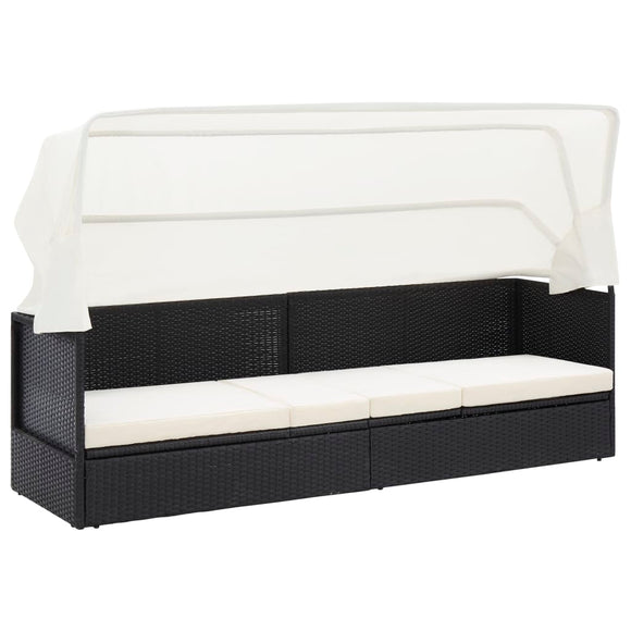 NNEVL Garden Storage Box Brown 120x50x60 cm Poly Rattan