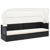NNEVL Garden Storage Box Brown 120x50x60 cm Poly Rattan