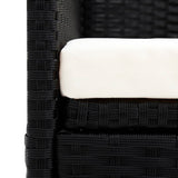 NNEVL Garden Storage Box Brown 120x50x60 cm Poly Rattan