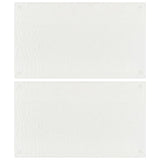 NNEVL Chopping Boards 2 pcs Transparent Bubbles Pattern Tempered Glass