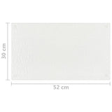 NNEVL Chopping Boards 2 pcs Transparent Bubbles Pattern Tempered Glass