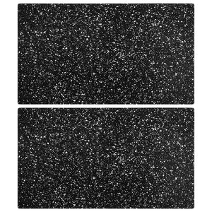 NNEVL Chopping Boards 2 pcs with Granite Pattern Tempered Glass