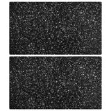 NNEVL Chopping Boards 2 pcs with Granite Pattern Tempered Glass