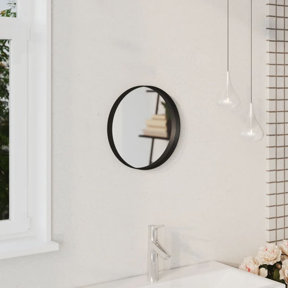 NNEVL Wall Mirror Black 30 cm