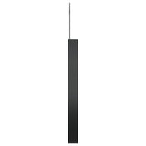 NNEVL Hanging Mirror with Hook Black 30 cm