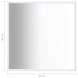 NNEVL Mirror White 60x60 cm