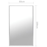 NNEVL Mirror Silver 100x60 cm
