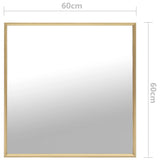 NNEVL Mirror Gold 60x60 cm