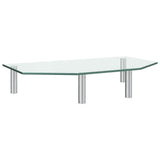 NNEVL Monitor Stand 45x26x8.6 cm Transparent Glass