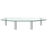 NNEVL Monitor Stand 45x26x8.6 cm Transparent Glass