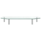 NNEVL Monitor Stand 60x26x8.6 cm Transparent Glass