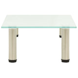 NNEVL TV Stand Frosted 40x35x17 cm Tempered Glass