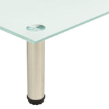 NNEVL TV Stand Frosted 60x35x17 cm Tempered Glass