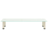 NNEVL TV Stand Frosted 100x35x17 cm Tempered Glass