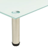 NNEVL TV Stand Frosted 100x35x17 cm Tempered Glass