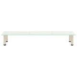 NNEVL TV Stand Frosted 120x35x17 cm Tempered Glass