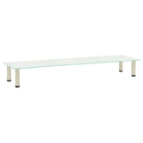 NNEVL TV Stand Frosted 140x35x17 cm Tempered Glass