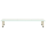 NNEVL TV Stand Frosted 140x35x17 cm Tempered Glass