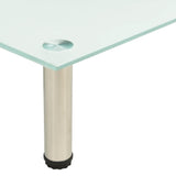 NNEVL TV Stand Frosted 140x35x17 cm Tempered Glass